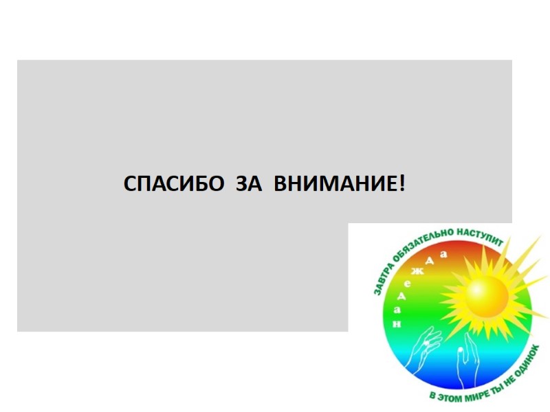 СПАСИБО  ЗА  ВНИМАНИЕ!